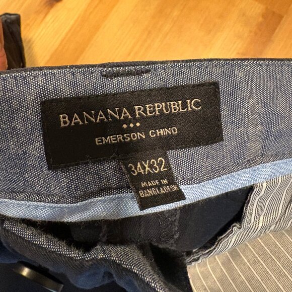 Banana Republic Chinos Emerson Straight Fit 34x32 - Picture 4 of 4